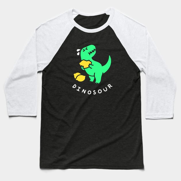 Dinosour Baseball T-Shirt by obinsun